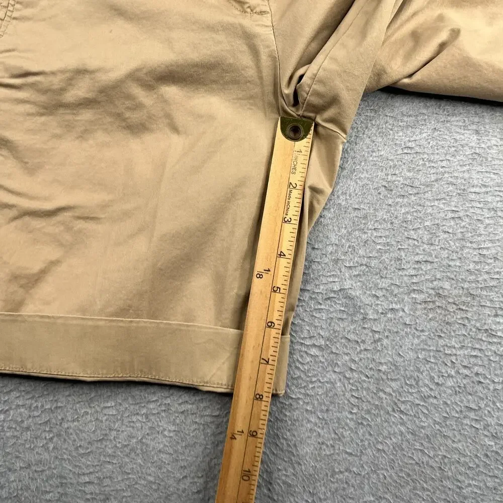 J Crew Stretch Summer Weight Chino Shorts Womens Size 2 Beige Casual